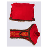 Padme Amidala Naberrie Throne Room Gown Robe Rouge Cosplay Costume