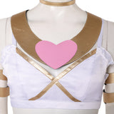 Panty & Stocking with Garterbelt Panty Tenue de Combat Blanche Cosplay Costume