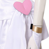 Panty & Stocking with Garterbelt Panty Tenue de Combat Blanche Cosplay Costume