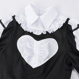 Playing Death Games to Put Food on the Table(2026) Momono Robe de Soubrette Cosplay Costume