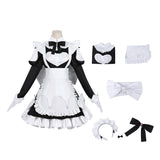 Playing Death Games to Put Food on the Table(2026) Momono Robe de Soubrette Cosplay Costume