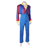 Prince Rogers Nelson 1980s Tenue Rouge et Bleue Costume Vintage