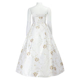 Princesse Malgré Elle Robe Blanche Cosplay Costume