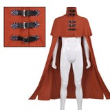 Cosplay Costume Vincent Valentine Dirge of Cerberus: Final Fantasy VII Jeu Cosplay Cape Rouge Homme