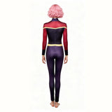 Cosplay Costume Telia Invincible 4(2026) TV Cosplay Combinaison Rouge Femme