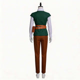 Cosplay Costume Flynn Rider Raiponce Film Cosplay Tenue Bleue et Marron Femme