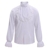 Cosplay Costume Beast La Belle et la Bête Film Cosplay Chemise Blanche Homme