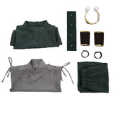 Cosplay Costume Toph Beifong Avatar: The Last Airbender Saison 2(2026) TV Cosplay Tenue Grise Femme