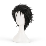 Cosplay Perruque Natsuki Subaru RE0(2026) Anime Perruque Noire Homme
