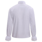 Cosplay Costume Beast La Belle et la Bête Film Cosplay Chemise Blanche Homme