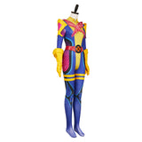 Psylocke Ensemble de Combinaison Bleue Cosplay Costume
