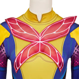 Psylocke Ensemble de Combinaison Bleue Cosplay Costume