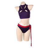 Psylocke Maillot de Bain 2-Pièces Cosplay Costume