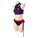 Psylocke Maillot de Bain 2-Pièces Cosplay Costume