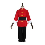 Ranma Nibun-no-Ichi Saotome Ranma Tenue Rouge et Noire Cosplay Costume