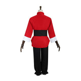 Ranma Nibun-no-Ichi Saotome Ranma Tenue Rouge et Noire Cosplay Costume