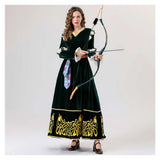 Rebelle Princesse Merida Robe Verte Cosplay Costume