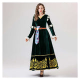 Rebelle Princesse Merida Robe Verte Cosplay Costume