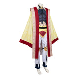 Record of Ragnarok Qin Shi Huang Tenue Jaune Cosplay Costume