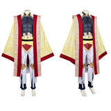 Record of Ragnarok Qin Shi Huang Tenue Jaune Cosplay Costume