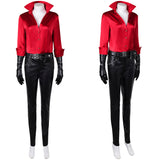 Resident Evil Ada Wong Tenue de Chemise Rouge Cosplay Costume