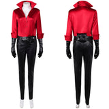 Resident Evil Ada Wong Tenue de Chemise Rouge Cosplay Costume