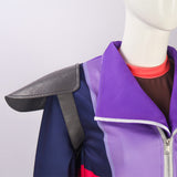 Rick et Morty Rick Sanchez Tenue Noire et Violette Cosplay Costume