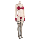 Scarlet Witch Maillot de Bain Bikini Rouge Sexy Cosplay Costume