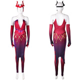 Scarlet Witch Tenue d'Impression Rouge Cosplay Costume