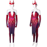 Scarlet Witch Tenue d'Impression Rouge Cosplay Costume
