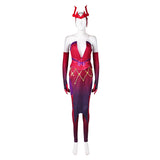Scarlet Witch Tenue d'Impression Rouge Cosplay Costume