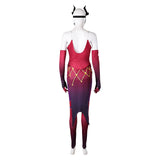 Scarlet Witch Tenue d'Impression Rouge Cosplay Costume