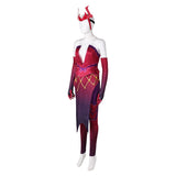 Scarlet Witch Tenue d'Impression Rouge Cosplay Costume