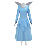 Shrek Marraine la Bonne Fée Robe Bleue Cosplay Costume