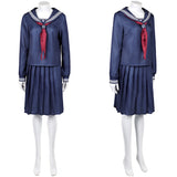 Silent Hill F(2025) Chiko Fukuwaka Uniforme Scolaire Bleu Cosplay Costume