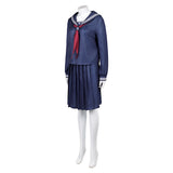 Silent Hill F(2025) Chiko Fukuwaka Uniforme Scolaire Bleu Cosplay Costume