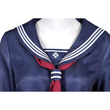 Silent Hill F(2025) Chiko Fukuwaka Uniforme Scolaire Bleu Cosplay Costume