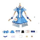 Smile Precure! Pretty Cure Aoki Reika Robe Bleue Cosplay Costume