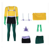 SpongeBob Mermaid Man Tenue Jaune et Noire Cosplay Costume