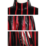Fate/Stay Night Matou Sakura Robe Rayée Rouge et Noire Cosplay Costume
