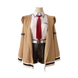 Steins Gate Re: Boot(2026) Kurisu Makise Tenue Brune Cosplay Costume