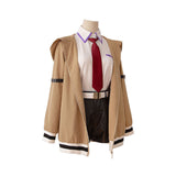Steins Gate Re: Boot(2026) Kurisu Makise Tenue Brune Cosplay Costume