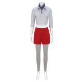 Stranger Things 5(2025) Eleven Tenue Grise et Rouge Cosplay Costume