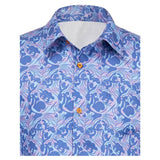 Stranger Things Saison 4(2025) Steve Chemise Bleue Cosplay Costume