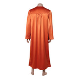 Stranger Things Saison 5 Dustin Henderson Robe de Licence Orange Cosplay Costume