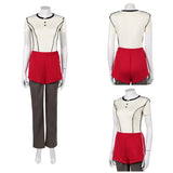 Stranger Things Saison 5 Eleven 11 Jane Hopper Tenue Jaune et Rouge Cosplay Costume