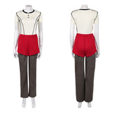 Stranger Things Saison 5 Eleven 11 Jane Hopper Tenue Jaune et Rouge Cosplay Costume