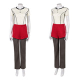 Stranger Things Saison 5 Eleven 11 Jane Hopper Tenue Jaune et Rouge Cosplay Costume