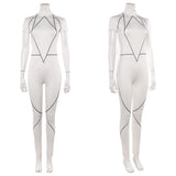 Stranger Things Saison 5 Kali Combinaison Blanche Cosplay Costume