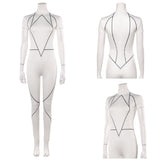 Stranger Things Saison 5 Kali Combinaison Blanche Cosplay Costume